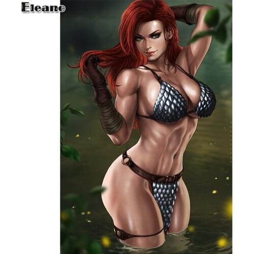 Canvas print anmie Armor bikini sexy girl art posters 40x60 50x70 60x90 Modern wall art bedroom home decorative painting