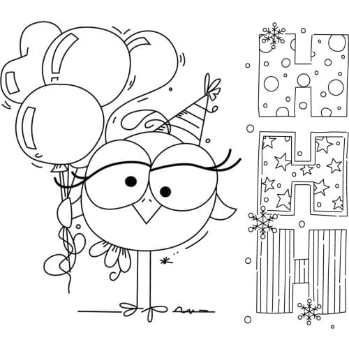 Bird Transparent Silicone Clear Rubber Stamp Sheet Cling Scrapbooking DIY Cute Pattern Photo Album Paper Card Decor