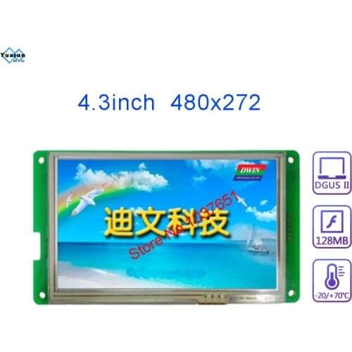 DMT48270C043_06W WT 4.3inch DGUS II TFT lcd module Dwin