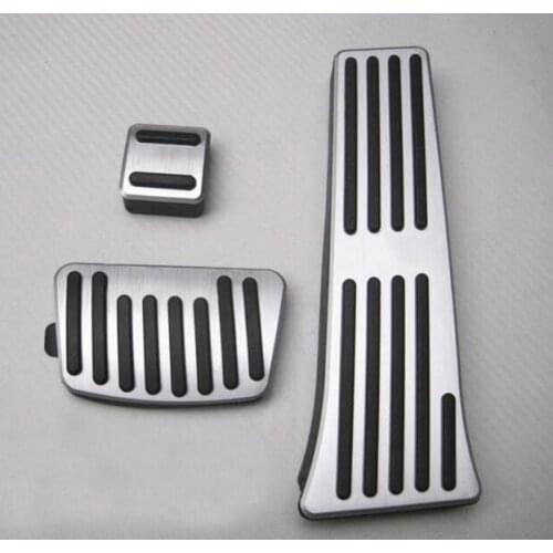 TTCR-II Car Accessories Aluminum alloy Gas Foot Rest Fuel Brake AT Pad pedals Plate For KIA K4 2011-2016 Plate pads Stickers