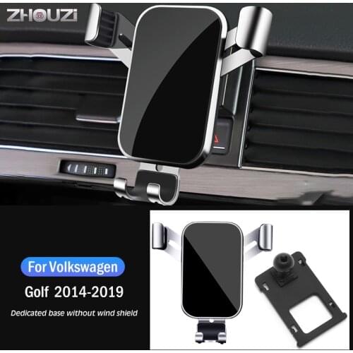 Car Mobile Phone Holder Air Vent Mounts Stand GPS Navigation Bracket For Volkswagen VW Golf 7 7.5 MK7 2014-2019 Car Accessories