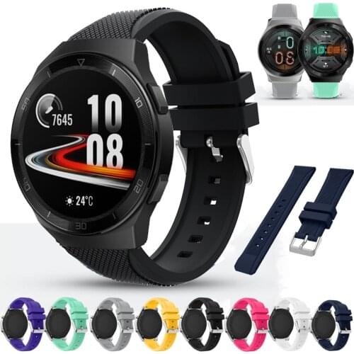 For Huawei watch gt 2e Strap Silicone Sport Bracelet Replacement 22mm watch band For huawei watch gt 2 GT2E ремешок для часов