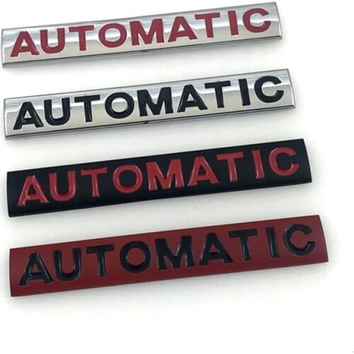 3D Metal Car Sticker AUTOMATIC Logo Emblem Badge Decal for BMW Audi Honda Opel Lada Toyota Chevrolet Hyundai Ford Jeep Nissan