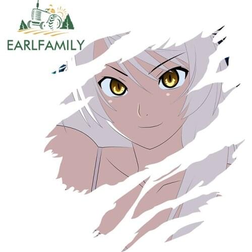 EARLFAMILY 13cm x 11.4cm For MmiHoYo Anime Funny Car Stickers Personality Graffiti Decal Car Door Windows Sunscreen Decoration