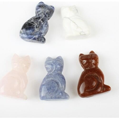 5pcs / bag natural stone 16 * 25 * 9mm colored animal-shaped hole pendant star jewelry making DIY necklace earrings accessories