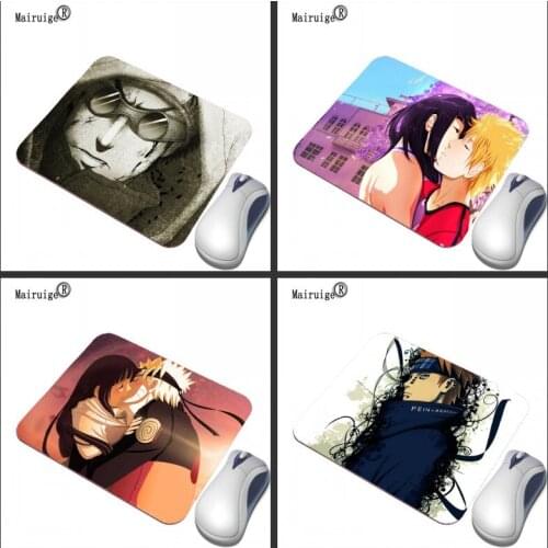 Naruto Anime Cartoon Mouse Pad 29X25/22X18CM Rubber Antiskid Art Game Laptop Computer mat Mouse Speed control version Mat