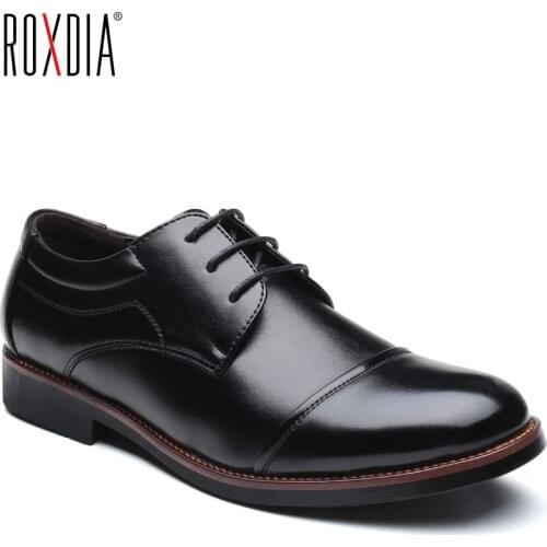ROXDIA Men's Patent Leather Shoes