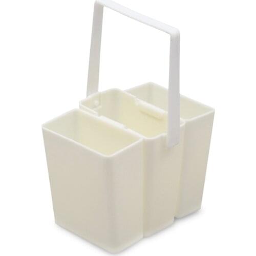 Three sinks Painting Brush Washing Bucket Watercolor Pen Brush Portable Barrel Painting Brush Washer for Drawing Art Supplies