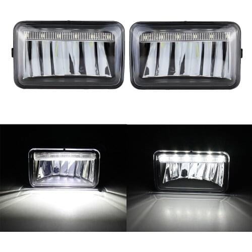 LED Fog Lights For 2015-2020 Ford F-150 Rectangle Bumper Car Driving Lamp Upgrade Fog light Kit
