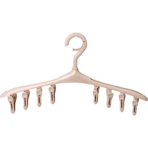 Home Use Socks Towel Drying Racks Bathroom Rack Travel Clothes Hanger Portable Folding Cloth Hanger Clips