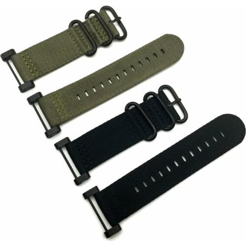 High Quality Nylon Watch Band For Suunto Core Traverse Watch Band Strap Nylon Zulu Watchband 24MM +1 set Adapters +Tools