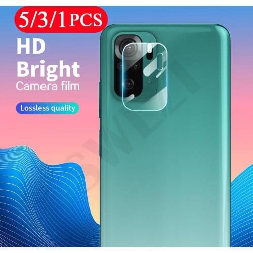 5-1Pcs protector Camera for Redmi note 10 9 pro max 5G 10S 9S9T 8 8T 7 Camera Lens protective Film phone screen protector Glass