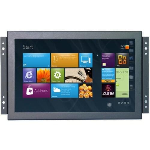 10.1 Inch 1080p Metal Shell Embedded Open Frame Free Drive Multi-Points Capacitive Touch Monitor LCD Screen Display
