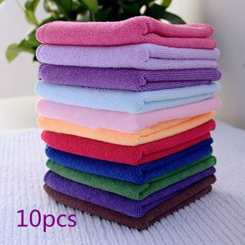 10pcs high-efficiency microfiber wipes anti-grease wipes super absorbent household dishes and kitchen cleaning towels
