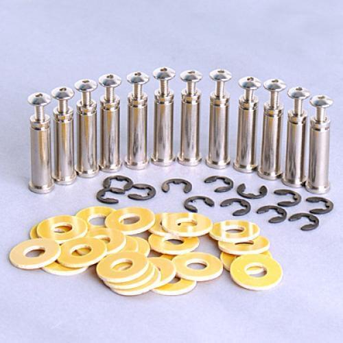 12 Tattoo Machine Coil Core Sets With Phenolic Washers
