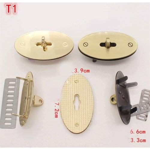 7.5cm repair turn lock standard antique silver Gunmetal bolsas bags handbags twist lock closured locks replacement