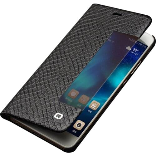 QIALINO Case for Huawei P10/ P10 Plus Ultrathin Genuine Leather senior Flip Cover for HUAWEI P10 Plus Sleep Wake Function