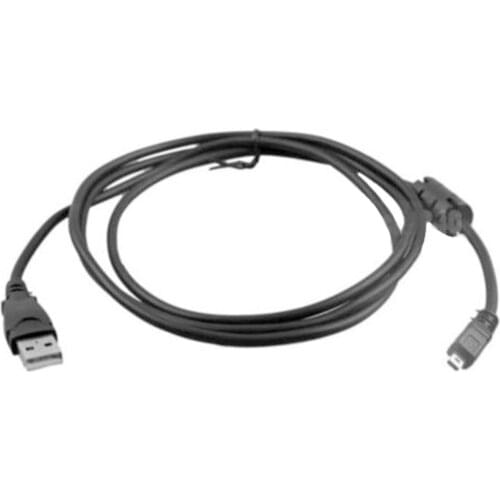Black 4.9 Ft 59 Inch 8 Pin Uc-e6 Camera Usb Data Cable Cord For FinePix F Series DiMage A Series Nikon Series Samsung Series
