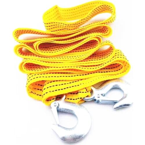4 m 3 tons double layer thickening rescue car rope for Mitsubishi ASX Outlander Lancer Evolution Pajero Eclipse Grandis