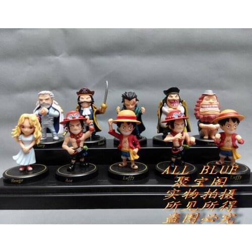 BANDAI One Piece Action Figure Genuine Anime Ornament Ds Will Heir Roger Luffy Ace Candytoy Ex Cashapou Model Toy