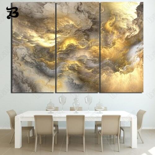 Canvas Painting 5 Piece Abstract Psychedelic Colorful Wall Art Pictures Canvas Posters Print On Canvas for Home Wall Decoration