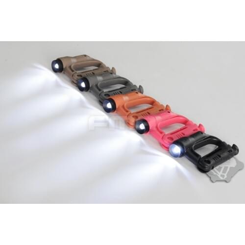 FMA FTW D buckle survival lamp high temperature resistant and low temperature waterproof Orange buckle multicolor light TB913
