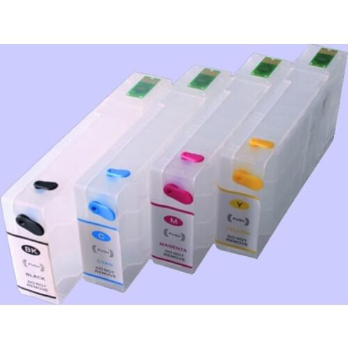 Vilaxh T7891 - T7894 Refillable Ink Cartridge For Epson Workforce Pro WF-5110DW WF-5190DW WF-5620DWF WF-5690DWF With Chip