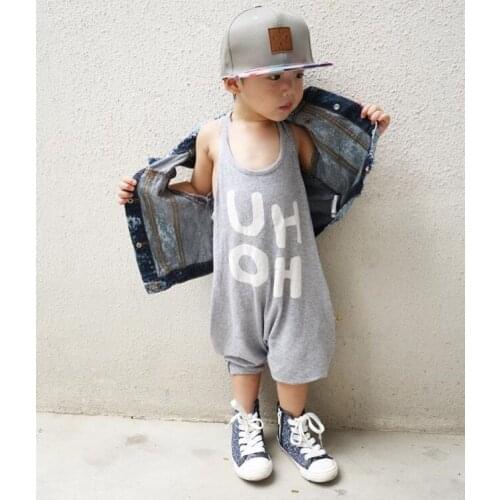 Fashion Summer Newborn Kids Baby Girls Boy Halter Sleeveless Romper BABY Jumpsuit Harem Pants Trousers Solid Loose Clothes 1-6Y