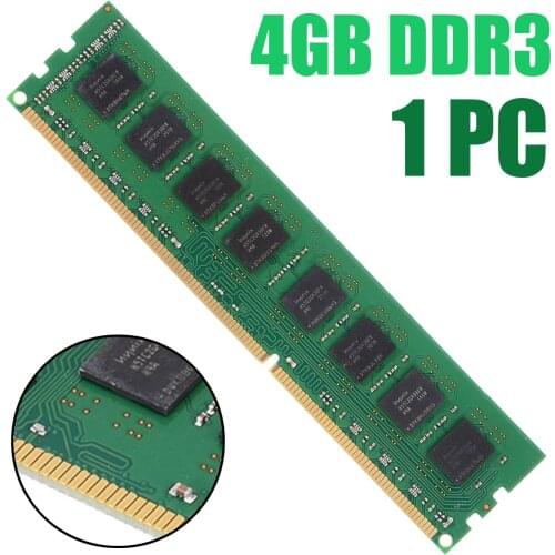 New 4GB Pro PC3-10600 DDR3 1333 Mhz 240Pin 4G Ram For AMD Desktop PC DIMM Memory Computer Components