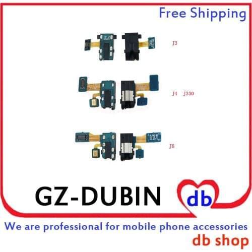 BY DHL For J3 J4 J6 2018 J600F J400 J400F J330 J8 Earphone Jack Headphone Audio Microphone Flex Cable Audio jack flex