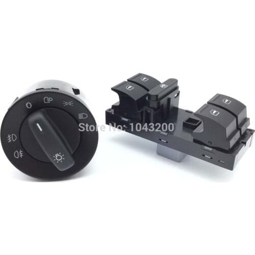 1K0941431N New Headlight Switch Window Switch For Volkswagen VW Jetta Mk5 Golf 5 6 Tiguan Passat B6 CC Caddy Touran 1K4959857A/B