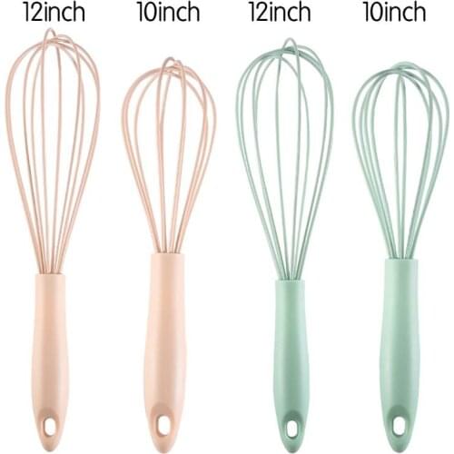 Silicone Multifunctional Rotary Manual Egg Beater Mixer Kitchen Egg Whisk Bake Tool Egg Agitator Matel Eco-Friendly Egg Mixer