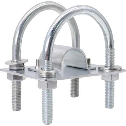 Omni Fiberglass Antenna Mount U Bolts Installation Clamp Holding Pole Fixation U Brackets for Diameter 20mm 25mm 32mm