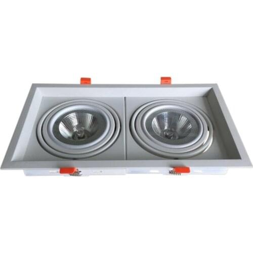 15W 20W 30W COB Dimmable AR111 LED Spotlight Commercial LED Retrofit Light for Grille Lamp Aluminum alloy Body Pure Reflector