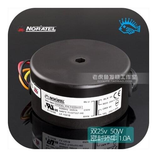 50W double 25V NORATEL sealed ring cow 50VA toroidal transformer new original imported