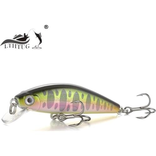 LTHTUG Small Fishing Lures Wobblers Pesca 48.8mm 4.5g 58.8mm 8g Stream Sinking Minnow Hard Bait Perch Pike Salmon Trout Bass