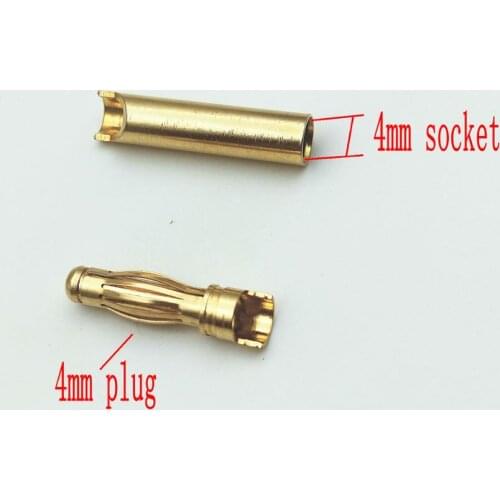 High quality brass 4mm banana plug 4mm socket connector adapter New