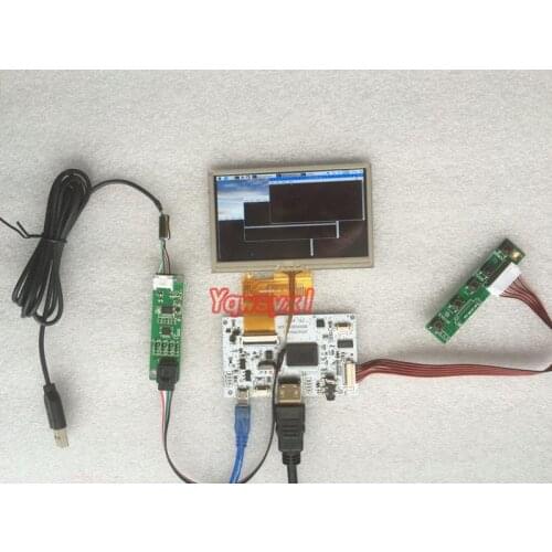 Yqwsyxl for Raspberry Pi 3 / B + RaspberryPi HD HDMI 4.3 inch 800*480 LCD screen Digital LCD Monitor Exquisite Edition