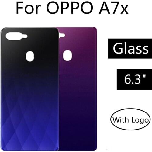 For OPPO A7X Battery Back Rear Cover Door Housing Battery Back Cover Replacement