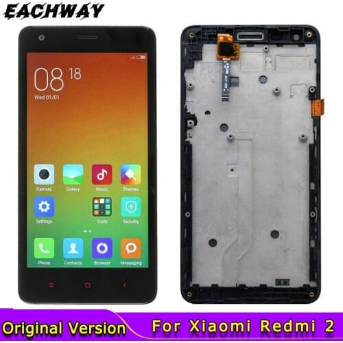 LCD Screen for Xiaomi Redmi 2 LCD Display Digitizer + Touch Screen With frame Replacement For Xiaomi For Redmi 2 Phone Parts