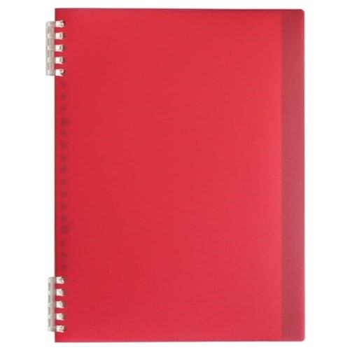 1pcs Loose-leaf Notebook Classic Retro Series B5 Simple Retro Style Removable Plastic Ring Buckle Frosted Note book X3UE