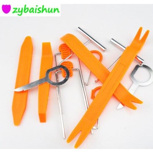 12 pieces of PCS Car Radio Sound Door Clip Panel Removal Tool for Ford Focus Fusion Escort Kuga Ecosport Fiesta Falcon EDGE