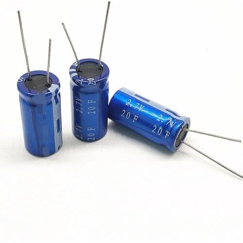 2pcs Original 2.7V 20F high current toy power supply 2.7V20F capacitance 16*34mm