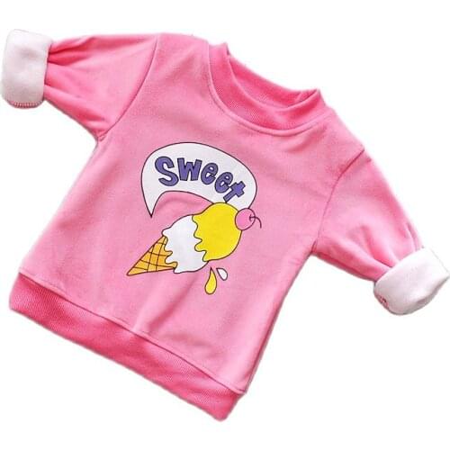 2021 New Styles Casual Long Sleeves Kids Colthes Children Hoodies Comfortable Cartoon Patterns Top Quality Toddler Girl Outfits