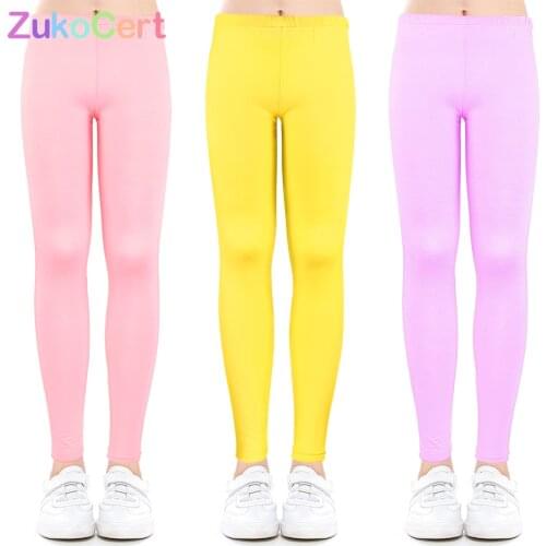 3PC/lot Girls Leggings Candy Colors Baby Girl Pencil Pants Skinny Legging Modal Ankle-length for 2-13 Years Kids Clothes