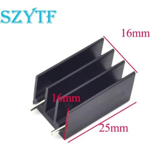 5pcs 25*16*16MM Transistor MOS tube special aluminum heat sink aluminum radiator