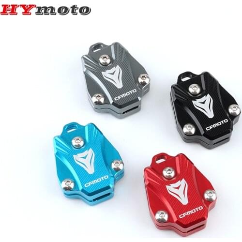 With LOGO CF MOTO Motorcycle CNC Aluminum Key Case Cover Accessories For CFMOTO 150NK 250NK 400NK 650NK 700NK 650MTR 650GT SR250