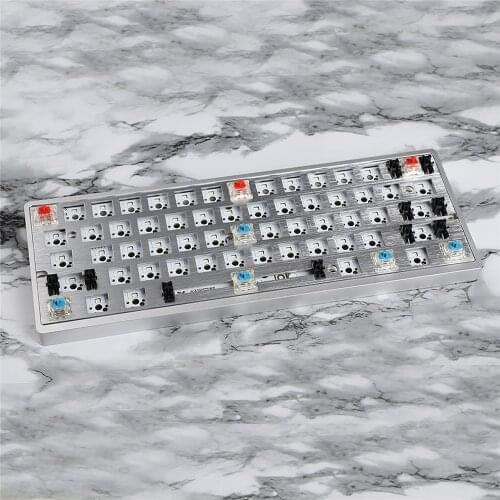 CNC Aluminum Alloy Keyboard Positioning Plate for GH60 GK61 Mechanical Keyboard Repair Parts