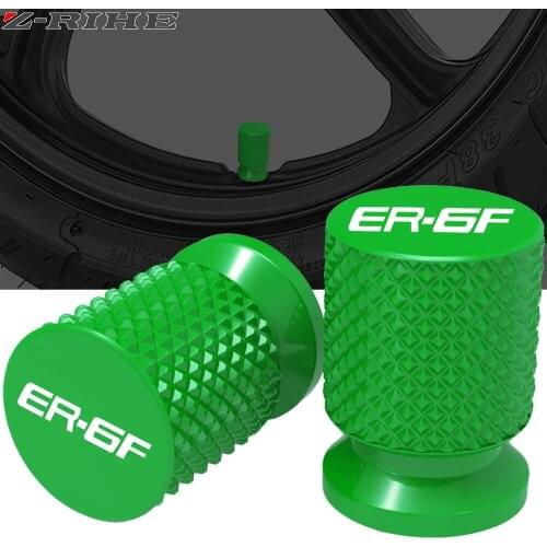 For Kawasaki ER6F ER-6F er6f 2009 2010 2011-2016 15 Motorcycle Tire Valve Air Port Stem Cover Cap Plug CNC Aluminum Accessories