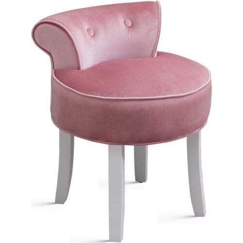 European dressing table stool home dressing chair nail stool makeup makeup stool makeup chair chair princess solid wood